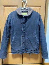 Buzz Rickson's N-1 Deck Jacket Men's Size 34 Navy Vintage Wear #EL ACA