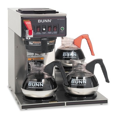 Bunn CWTF-3 Three Burner Automatic Coffee Brewer 12-Cup 129500212