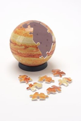 Yanoman 60-Piece Jigsaw Puzzle 3D Spherical Puzzle Jupiter Globe Ver. 3 Approx.