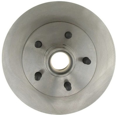 ACDelco Silver Front Disc Brake Rotor and Hub Assembly (18A296A / 19264668)