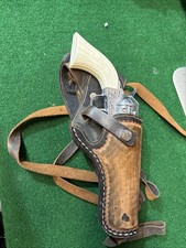 Vintage Pony Boy Cap Gun Functional with holster with orange plug 