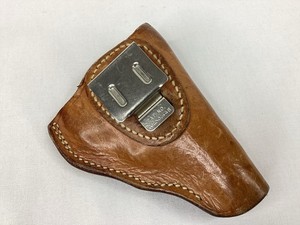 Vintage Bucheimer Clark L.A. Calif Concealed Leather Belt Gun/Pistol Holder