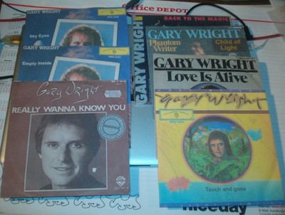 7 Singles von : Gary Wright / Touch and gone - Phantom Writer - Empty Inside