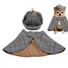 Pet Cape Breathable Pet Cosplay Clothing Halloween Cape With Hat Set