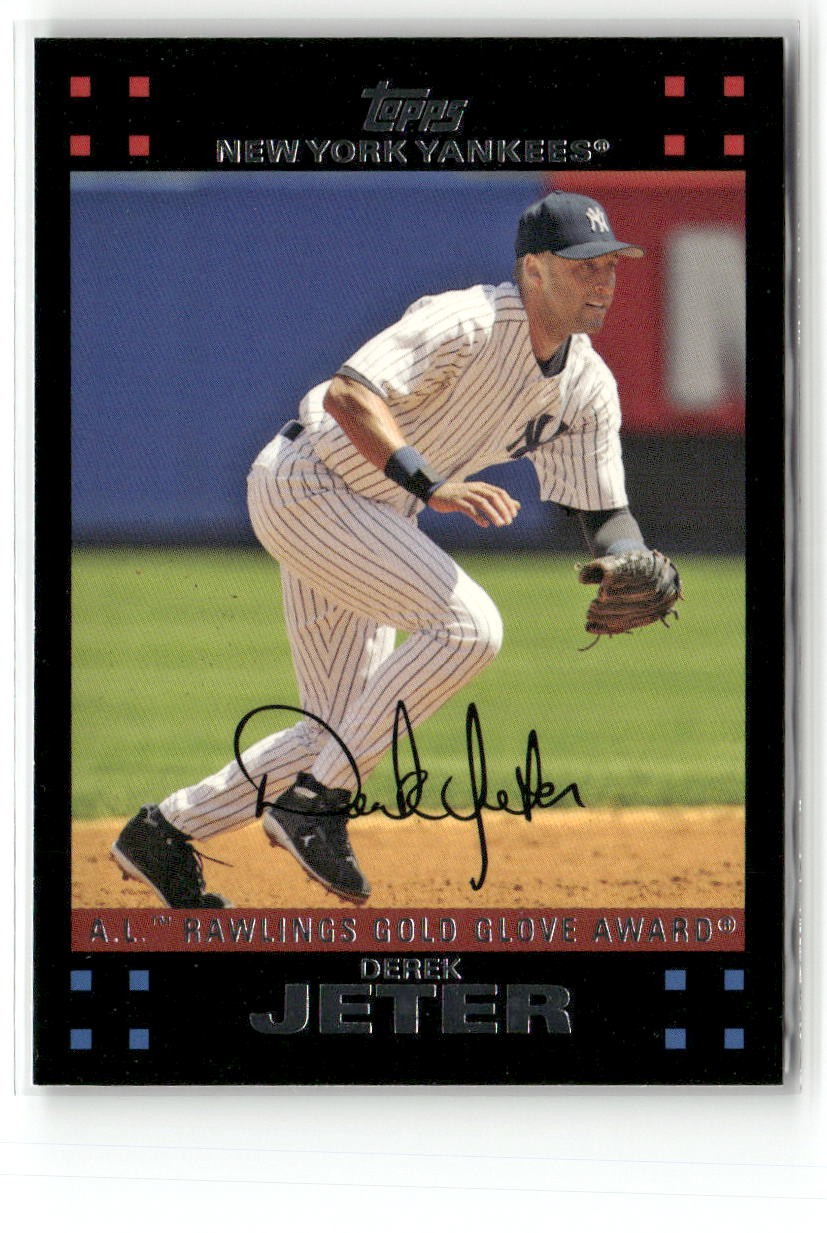 2007 Topps Derek Jeter Red Back #301