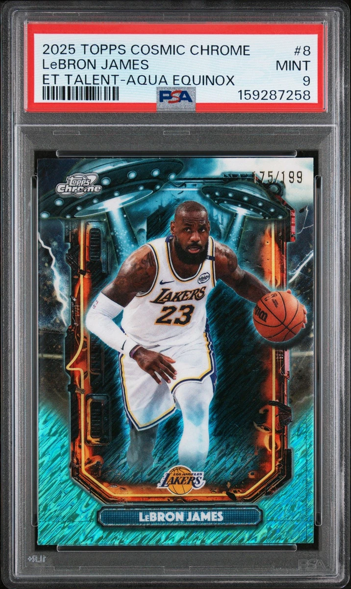 Topps LeBron James 9 Graded Basketball Sports Trading Cards