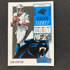 Cam Newton 2018 Panini Contenders Card #84 NFL Carolina Panthers