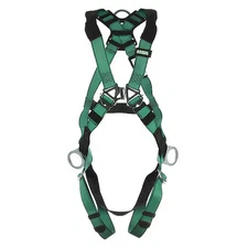 Msa Safety 10197199 V-Form Full Body Harness, Xs, 400 Lb., Quick-Connect Chest/