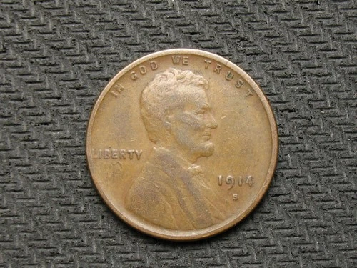 🔥OLD COIN!🔥  XF+ 1914-S WHEAT CENT PENNY *COLLECTIBLE CONDITION COIN* LOT 70!