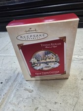 HALLMARK Keepsake Victorian Thomas Kinkade Painter Light Christmas Ornament 1997