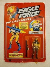 Vintage 1981 Eagle Force HARLEY Ace Mechanic Die-Cast Figure MEGO