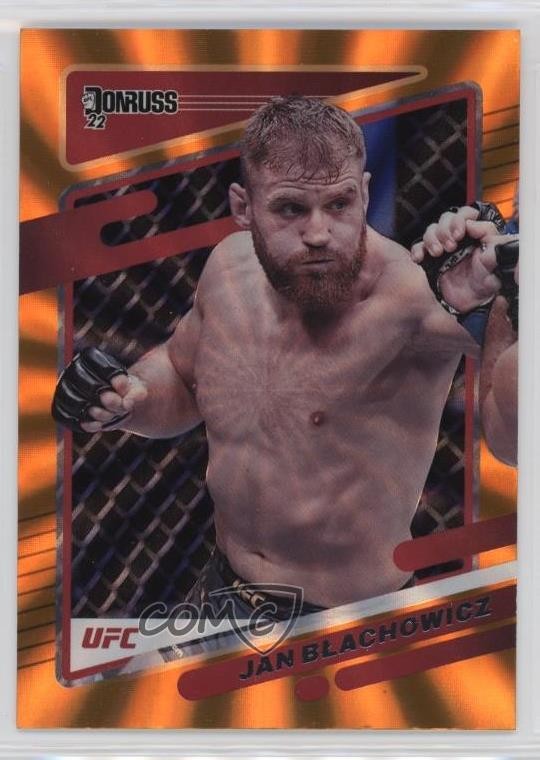 2022 Donruss UFC Holo Orange Laser Jan Blachowicz #41 1n5