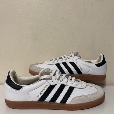 Adidas Samba OG Sporty & Rich White Black Men Sneaker Size 11.5