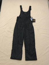 Rawik Ski Wear Youth Snow Bib Size L Black 7508A / New With Tags