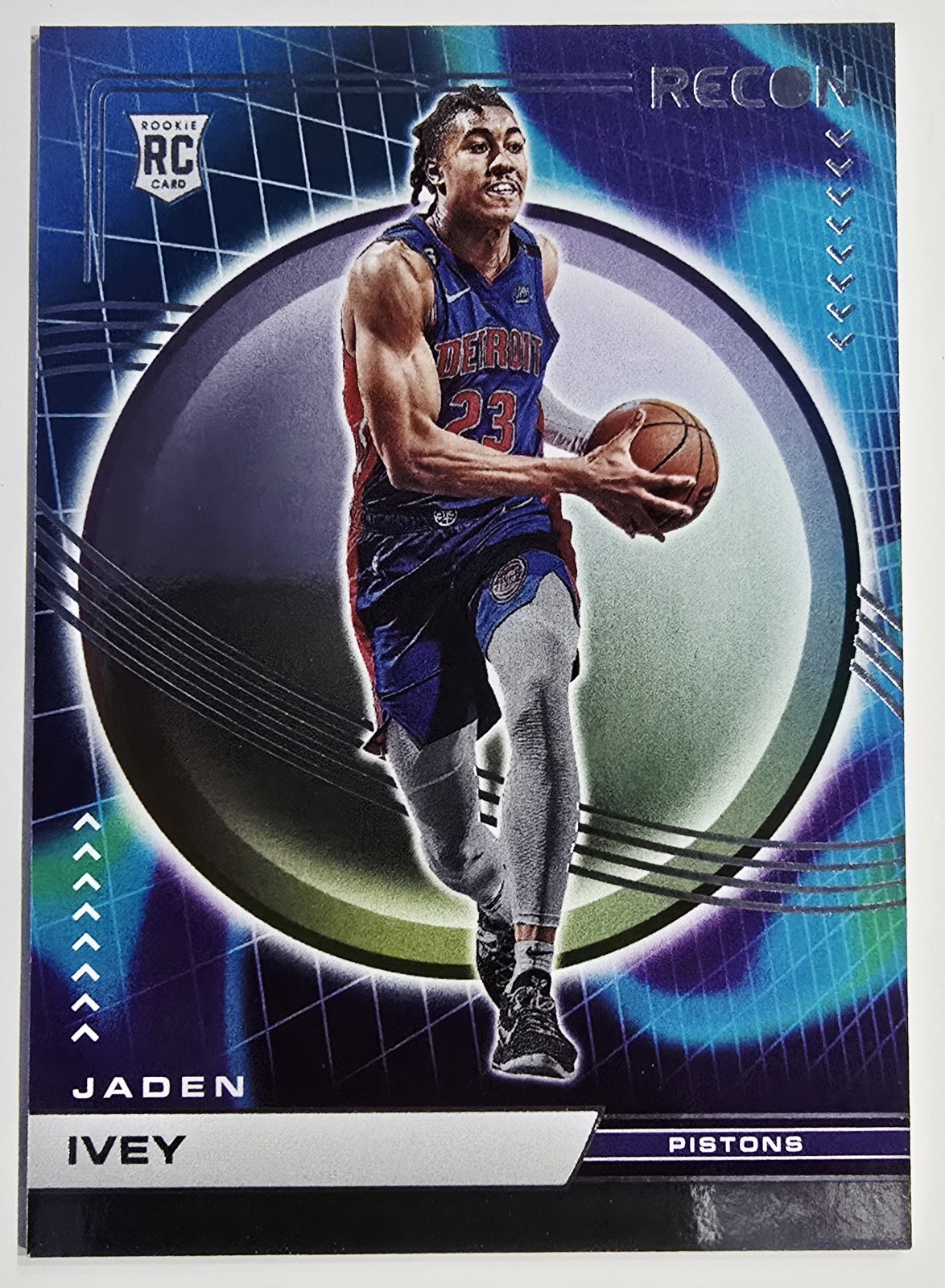 2022-2023 Panini Recon Jaden Ivey #203 Holo Rookie RC Pistons 🔵✨️ B