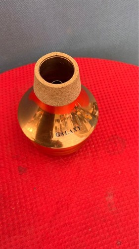 Galaxy Trumpet Mute Gold Color With Cork Used Item