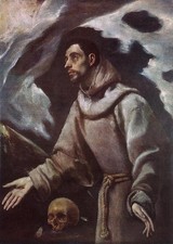 El_Greco_L_Estasi_di_San_Francesco_c1580 A1-A4 Poster Arte Pittura Maestro Fine C