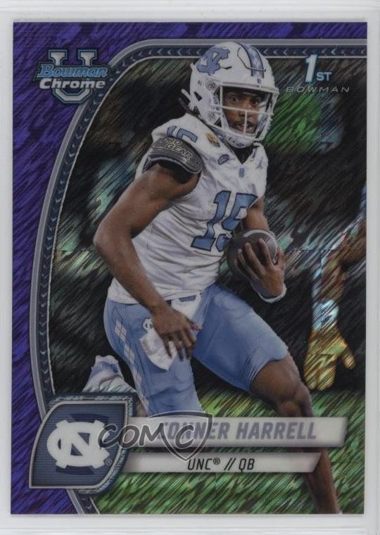 2024 Bowman U Chrome Purple Shimmer Refractor Conner Harrell #46 1c79