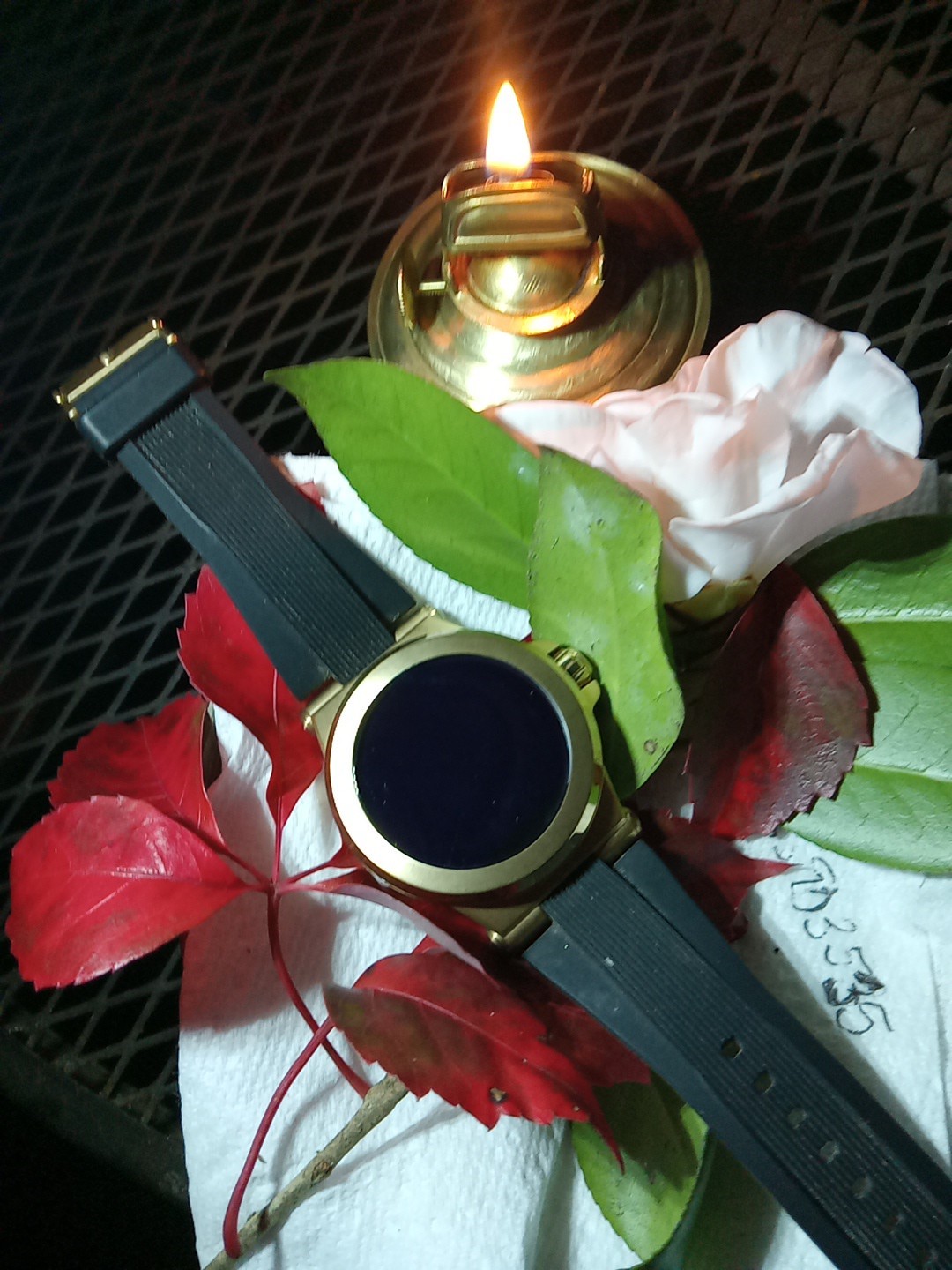 Michael Kors Unisex MODELDW2c Dress Black Leather SmartWatch