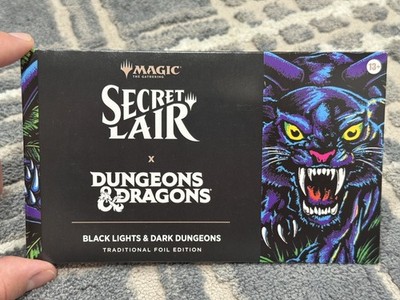 SLD x D&D: Black Lights & Dark Dungeons Foil New Sealed