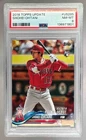 136971801 Shohei Ohtani 2018 Topps Update #US285 Rookie RC PSA 8