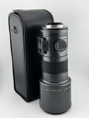 Sigma AF Tele 400 mm f/5.6 Multi Coated Objektiv Japan mit Tasche Stativbajonett