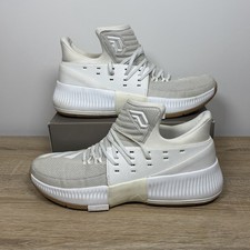 ADIDAS Dame 3 Legacy Basketball Sneaker ART BW0323 White Gum Size 5.5 Men ADIDAS Dame 3 Legacy Basketball Sneaker ART BW0323 White Gum  main image 4