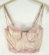 Victoria's Secret Dream Angels Unlined Long Line Balconette Bustier Corset 32DD
