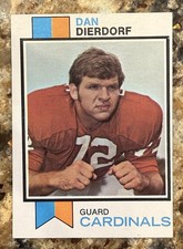 1973 Topps DAN DIERDORF #322 Rookie Card. rookie card picture