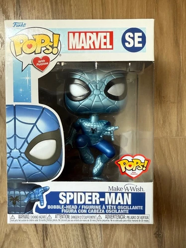 Make-A-Wish Spider-Man Metallic Funko Pop! Vinyl Figure