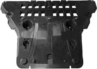 Cache sous le moteur Smart forfour W453 anti-projections en ABS noir injecté