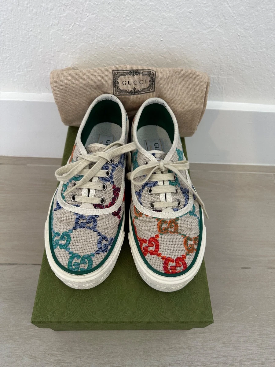 Gucci GG Sneaker Multicolor Embroidered W for sale | eBay