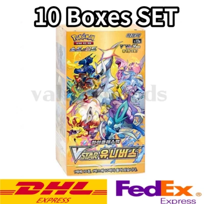POKÉMON [10 BOXEN SET] Pokemon Karte High Class VSTAR Universe Booster Box Koreanisch...