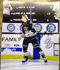 Julius Miettinen SIGNED 8X10 MATTE PHOTO U17 FINLAND SEATTLE KRAKEN (C)