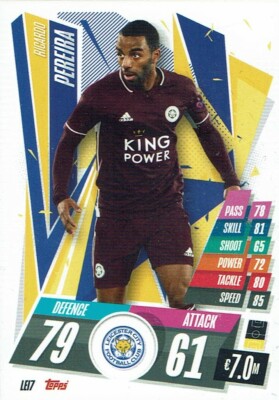 Topps Match Attax Champions League Karte 20/21 Nr. LEI7 Ricardo Pereira