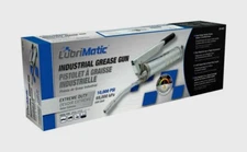  Lubrimatic Industrial Grease Gun, 30465, Lever Action 10000 Psi Delivers 1.8 Oz
