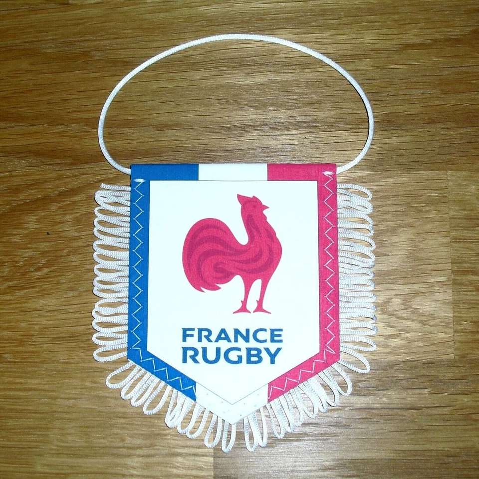  EQUIPE DE FRANCE de RUGBY - Fanion en tissu, neuf - Photo 1/1