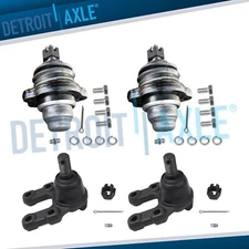 4pc Front Upper and Lower Ball Joints for Nissan 720 D21 Pathfinder Pickup 4WD