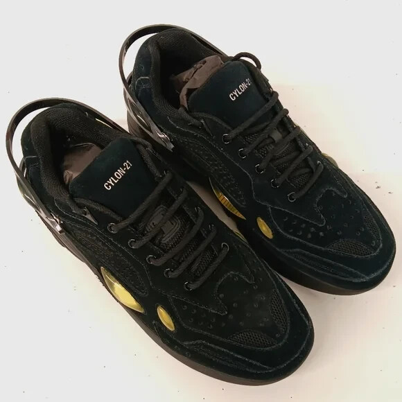 靴 RAF SIMONS RUNNER black 42 cylon-21 RAF SIMONS (RUNNER) - CYLON-21 BLACK / サイロン 21 ブラック
