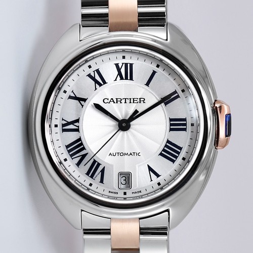 Cartier W2CL0002 3856 Clé De Cartier SS & 18KR Bracelet Pre-Ow...