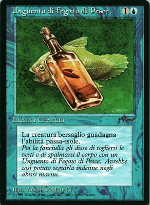 MTG - FISCHLEBERSALBE - FISHLIVER OIL - MAGIC - ITA - NEAR MINT