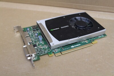 HP 616075-001 Nvidia Quadro 2000 1GB PCI-E x16 DVI DisplayPort Grafikkarte