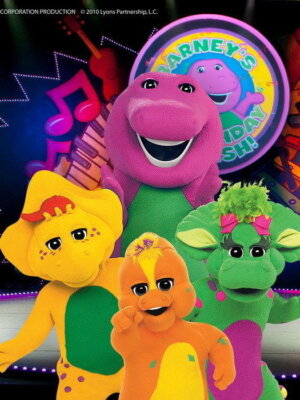 65034 Barney The Purple Dinosaur Kids Show Wall Decor Print Poster