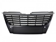 BLACK DEBADGED FRONT BONNET GRILL FOR VW PASSAT 3C 2005-2010 W PARKING SENSORS