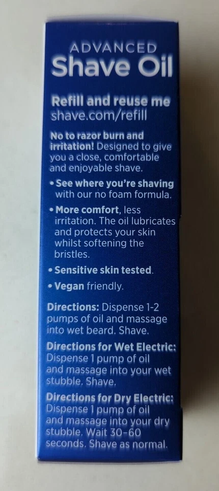 Aceite de Afeitado Avanzado KING OF SHAVES 30 ml Botella Recargable NUEVO Foto 4 de 4