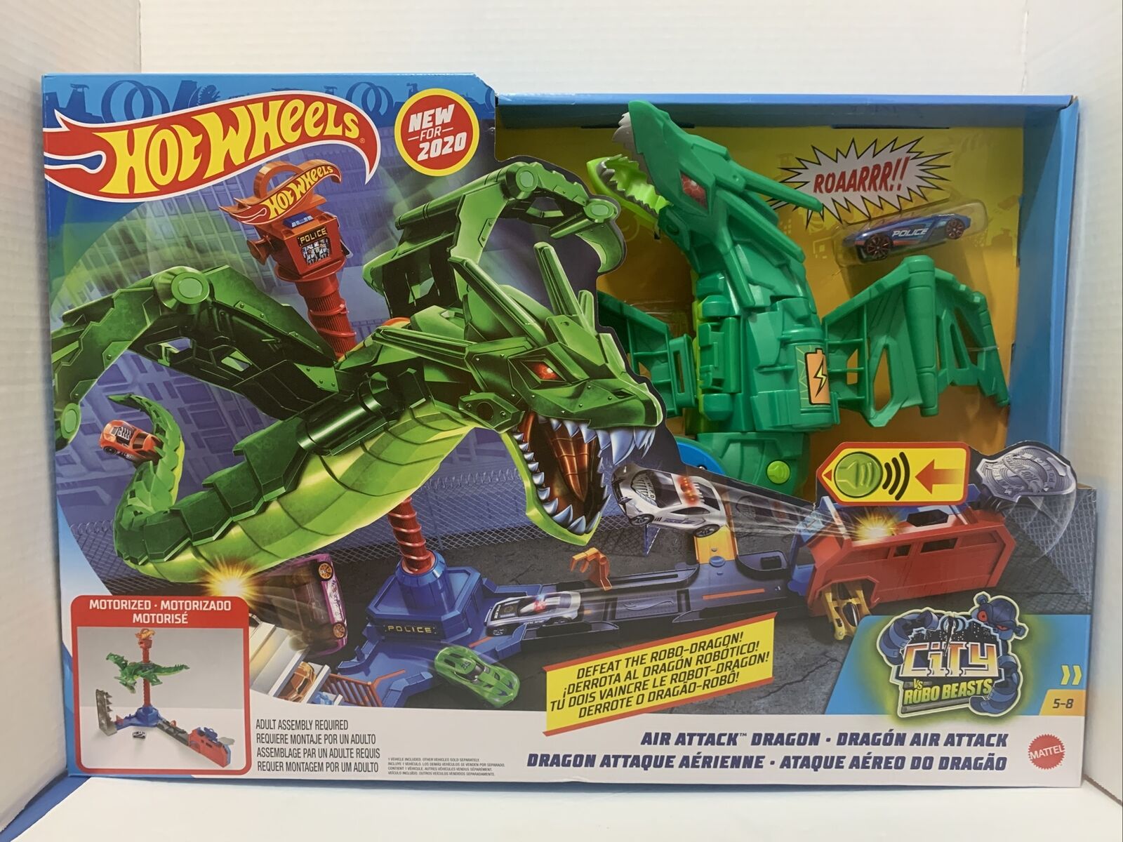 Hot Wheels City Dragon Attack Playset - Playpolis