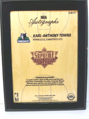 2016-17 Upper Deck Supreme Hard Court Karl Anthony Towns /99 