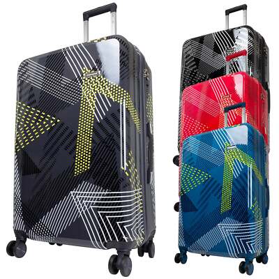 Hartschale großer XL Reisekoffer bunt Trolley 104 Liter mit Rollen 4 Farben