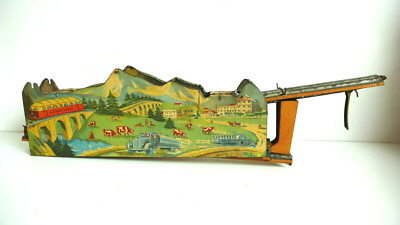 Jouet Mont-Blanc En Tôle Lithographiée - Vintage - À Voir