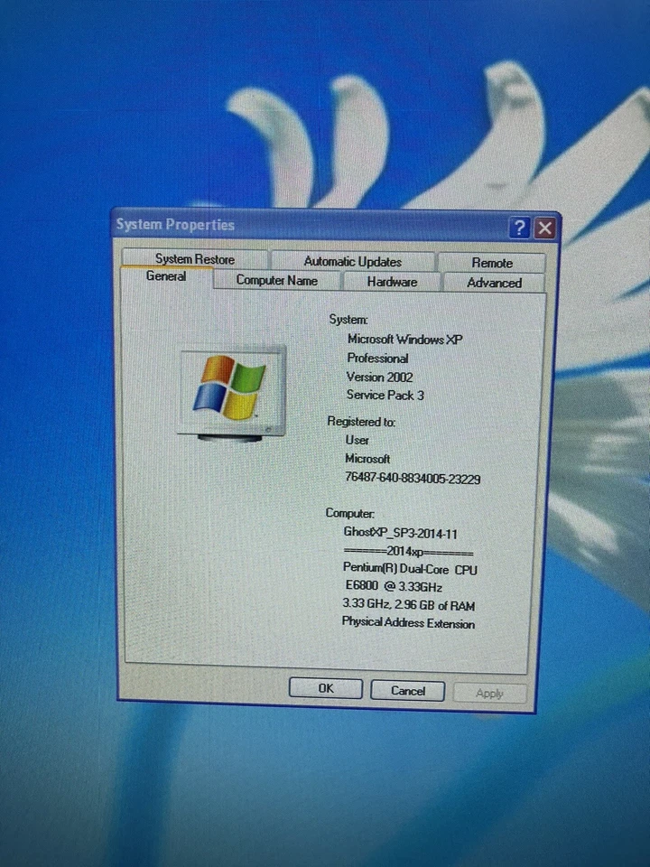~HP Pavillion P6000 Desktop Dual-Core 3.33GHz WIFI / 3GB RAM /160GB / XP SP3 Pro - Image 2 of 4